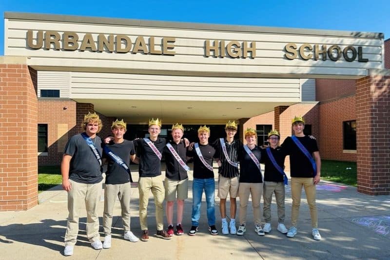 Estudiantes de Urbandale High School