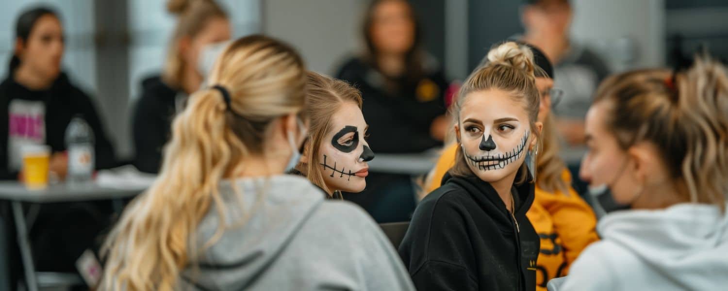 Halloween en un colegio estadounidense